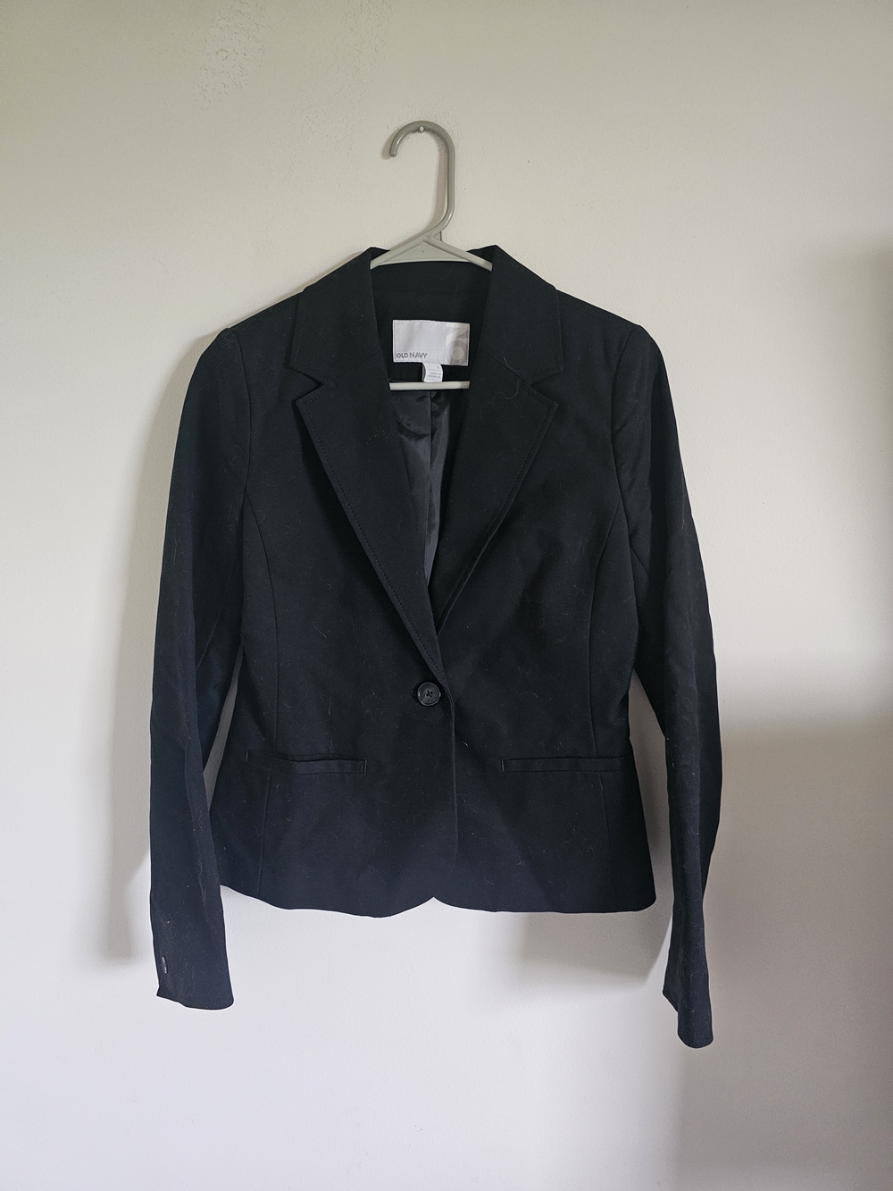Old Navy Black Single-Button Tailored Blazer